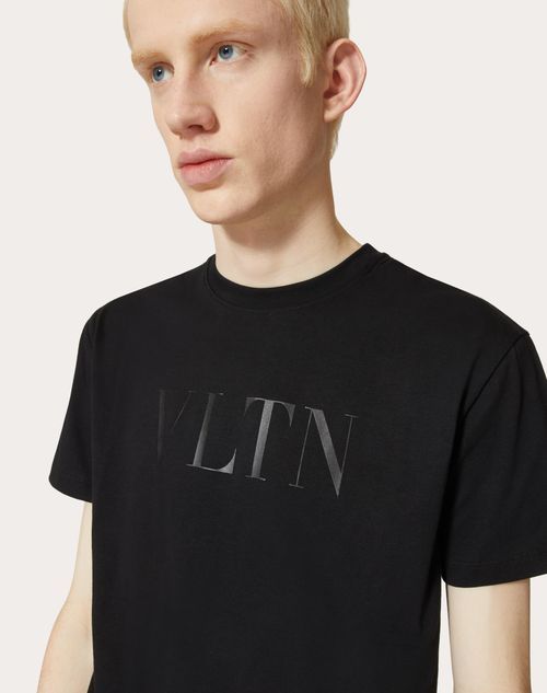 Valentino Basic Crew Neck T-shirt In Black