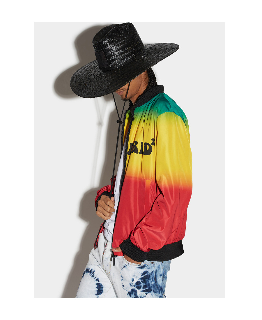 Dsquared2 Man Jacket Yellow Size 42 Polyester In Red