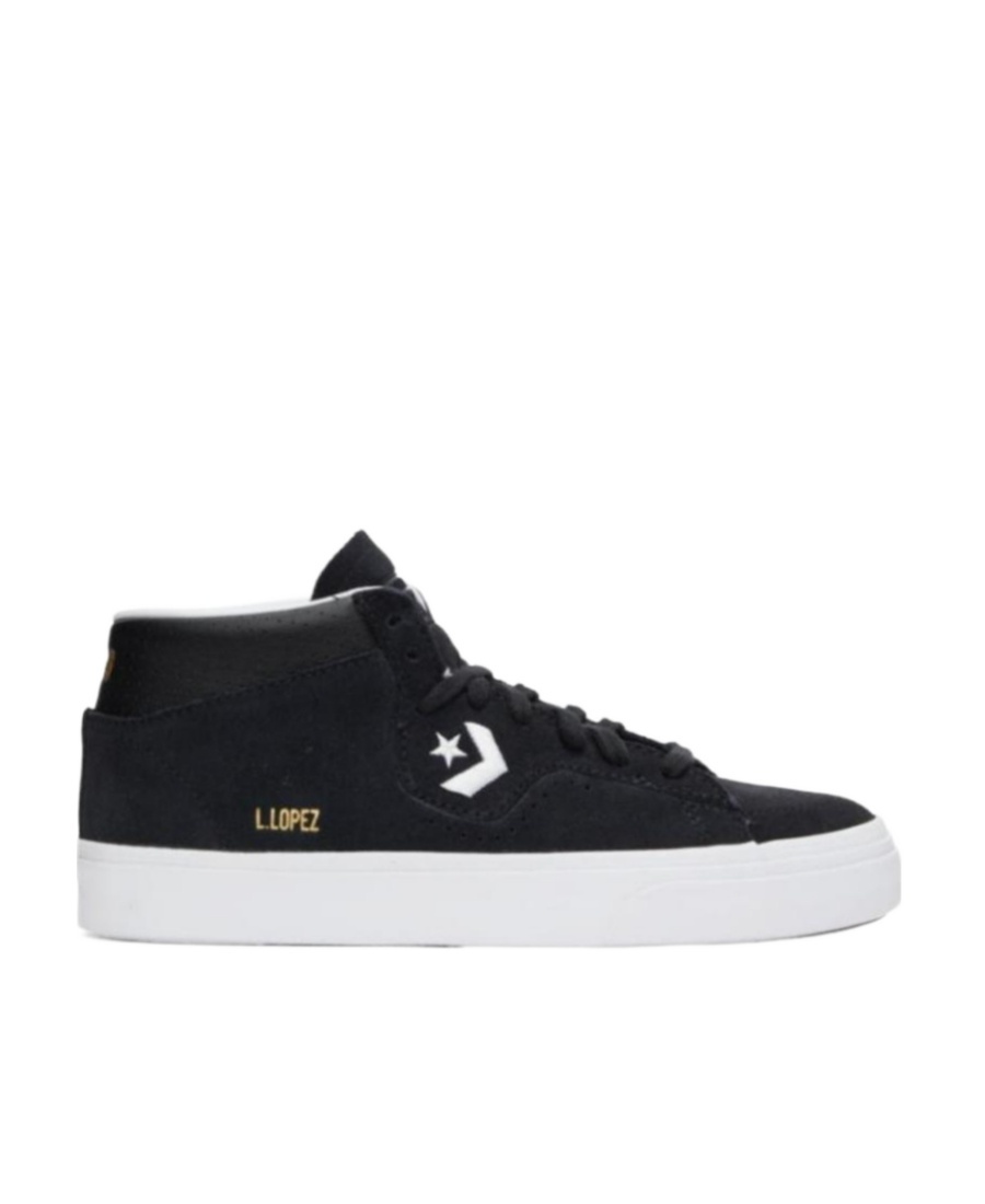Converse Logo-lacing Casual Sneakers In Black