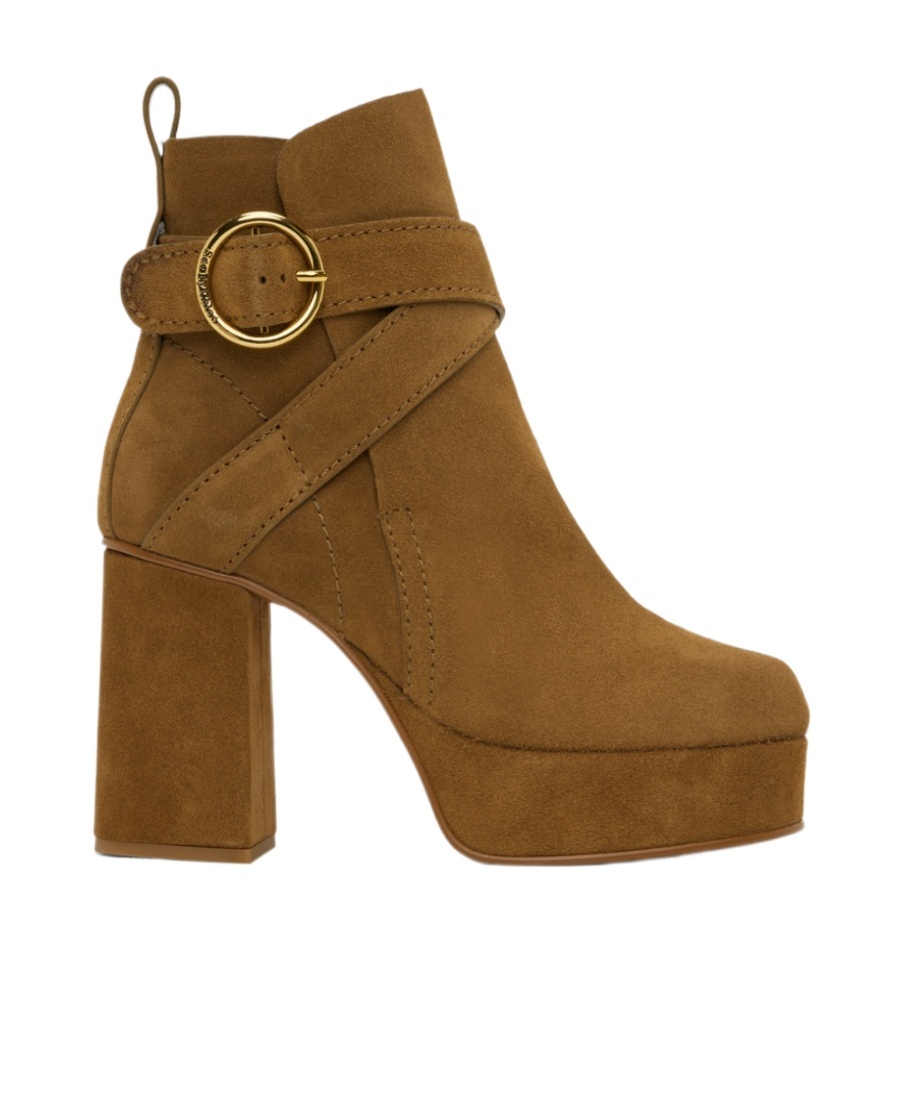 See By Chloé Tan Lyna Boots In Brown