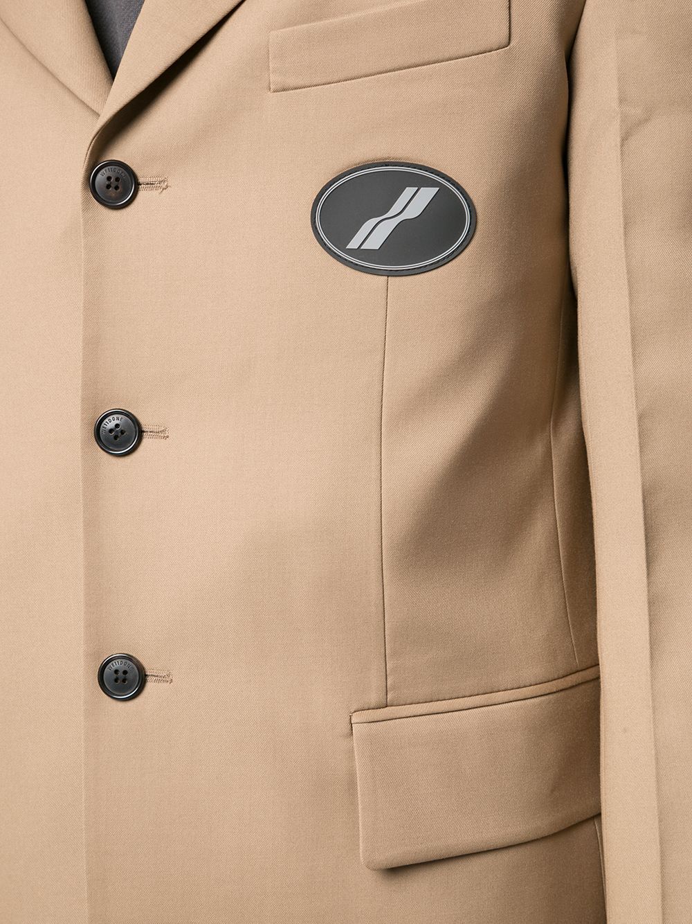 We11 Done Oversized Tailored Blazer In Nude