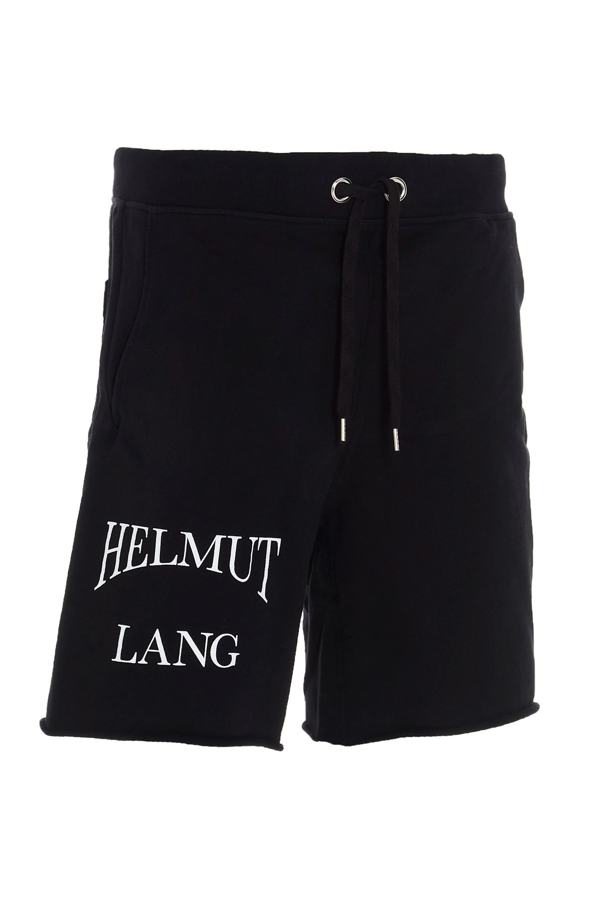 Helmut Lang Logo-print Track Shorts In Black