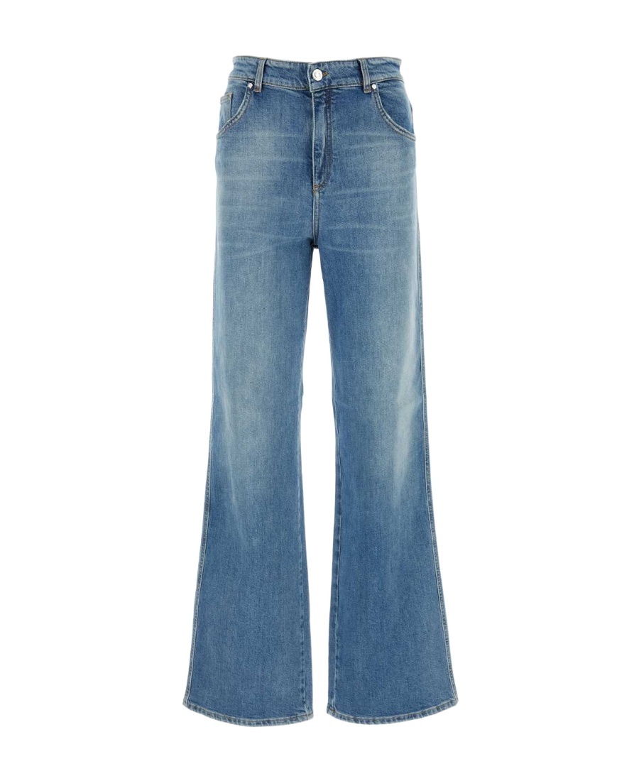 BLUMARINE MID-RISE BOYFRIEND-CUT JEANS
