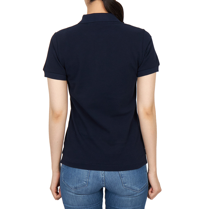 Comme Des Garçons Short-sleeved Polo Shirt In Brown