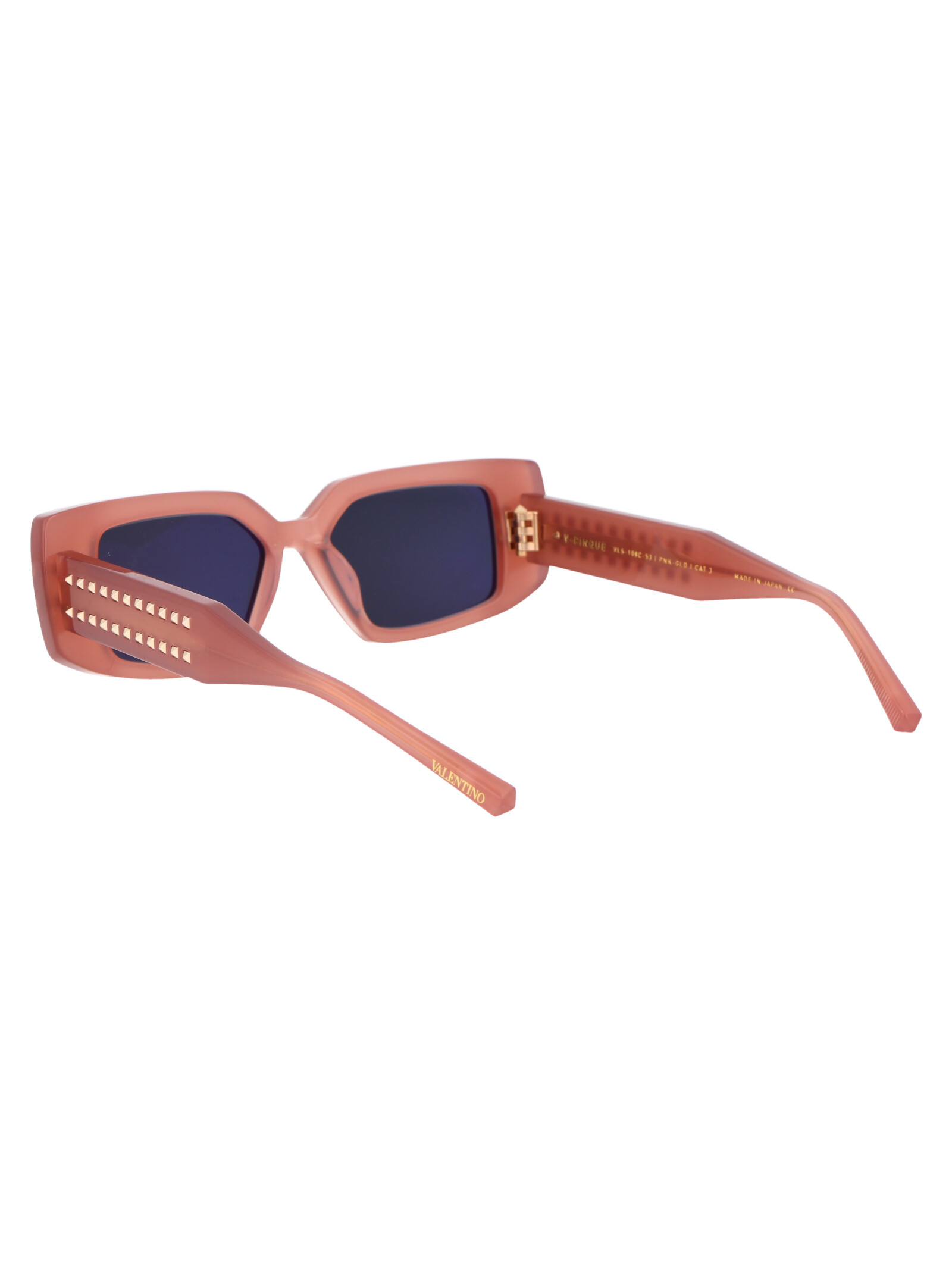 Valentino Logo Sunglasses In Pink