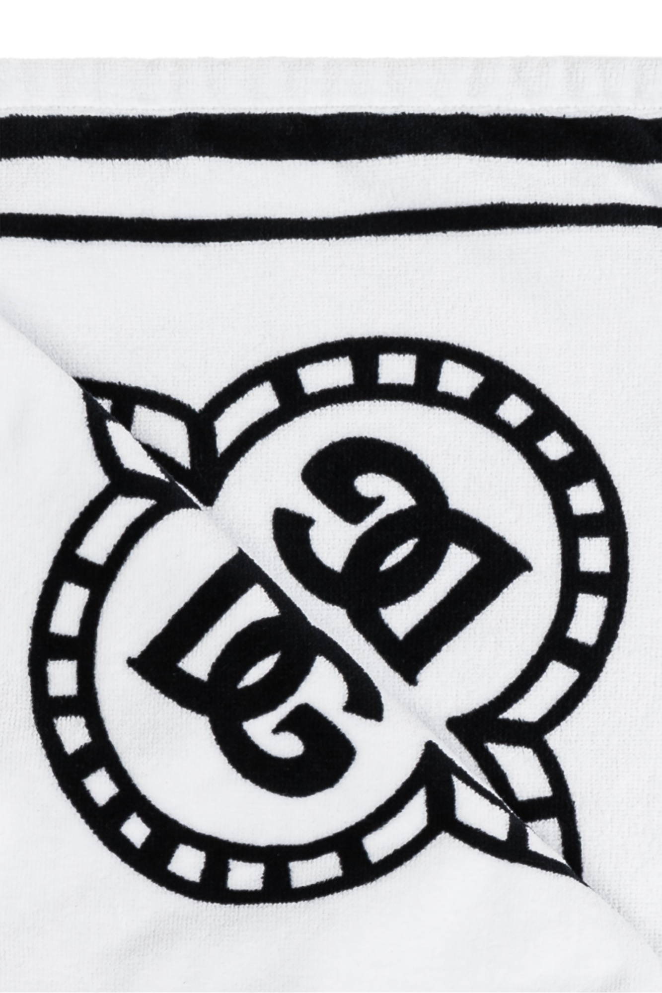 Dolce & Gabbana Pattern Scarf In White