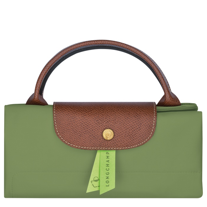 Longchamp Medium Le Pliage Original Luggage Bag In Brown