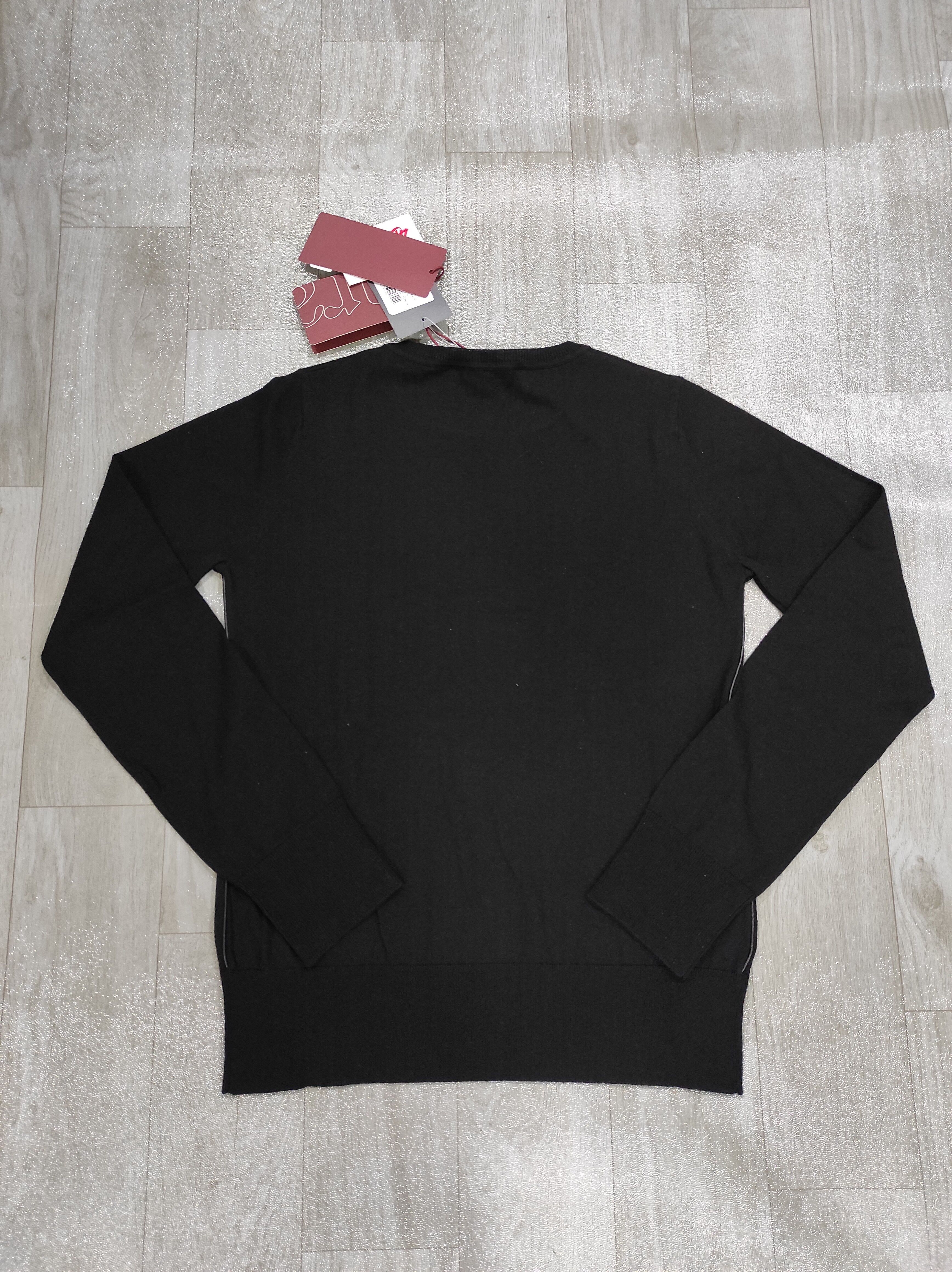 Max Mara Round-neck Pullover In Black