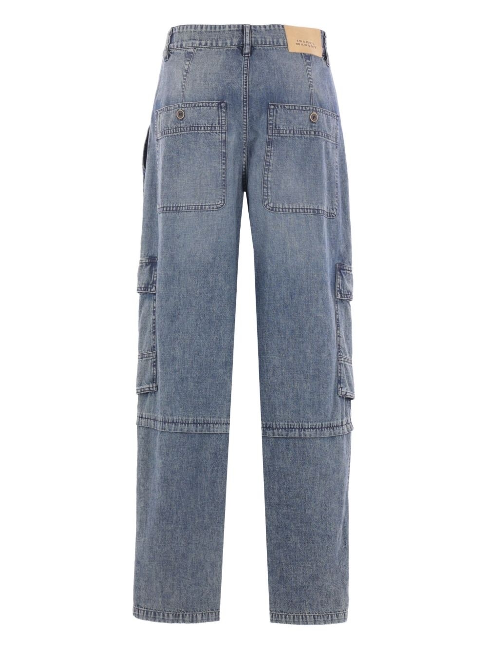 Isabel Marant Étoile Cargo Trousers Featuring Multiple Pockets In Blue