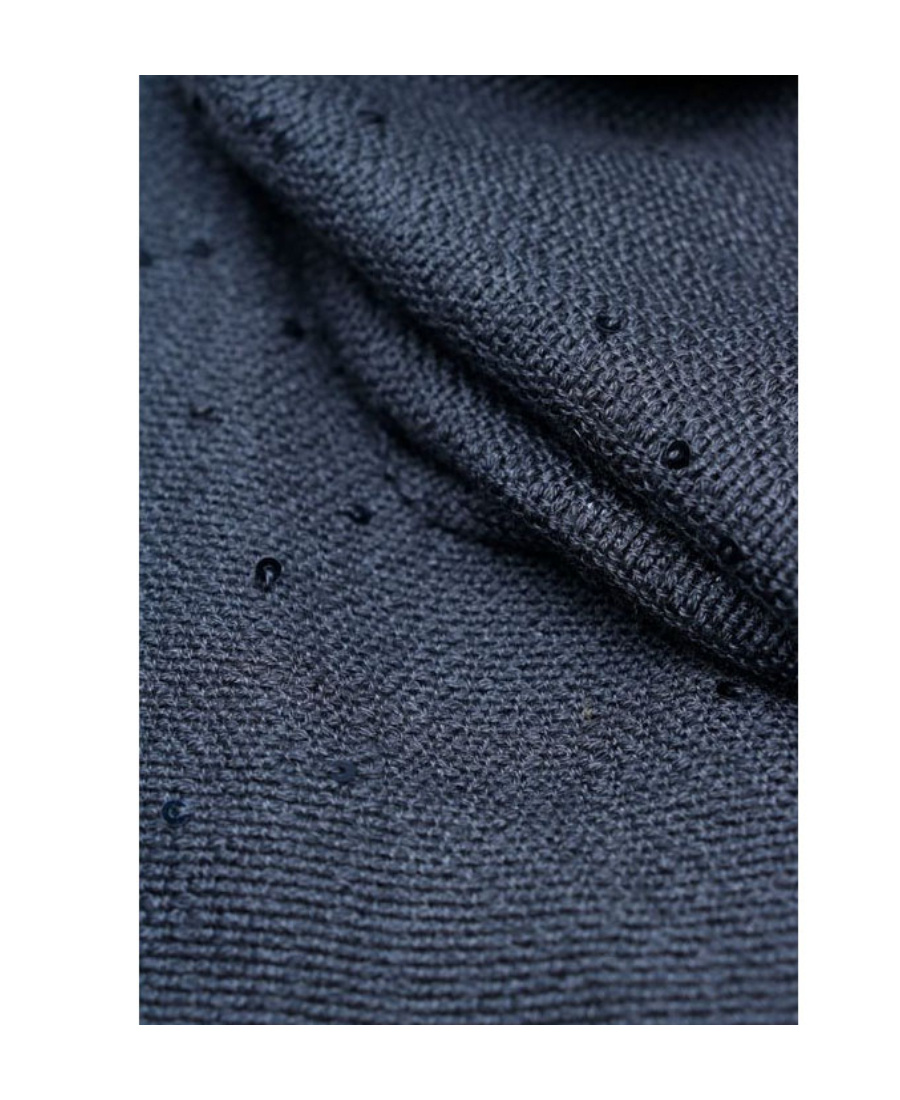Brunello Cucinelli Sequin Embellished Scarf In Black