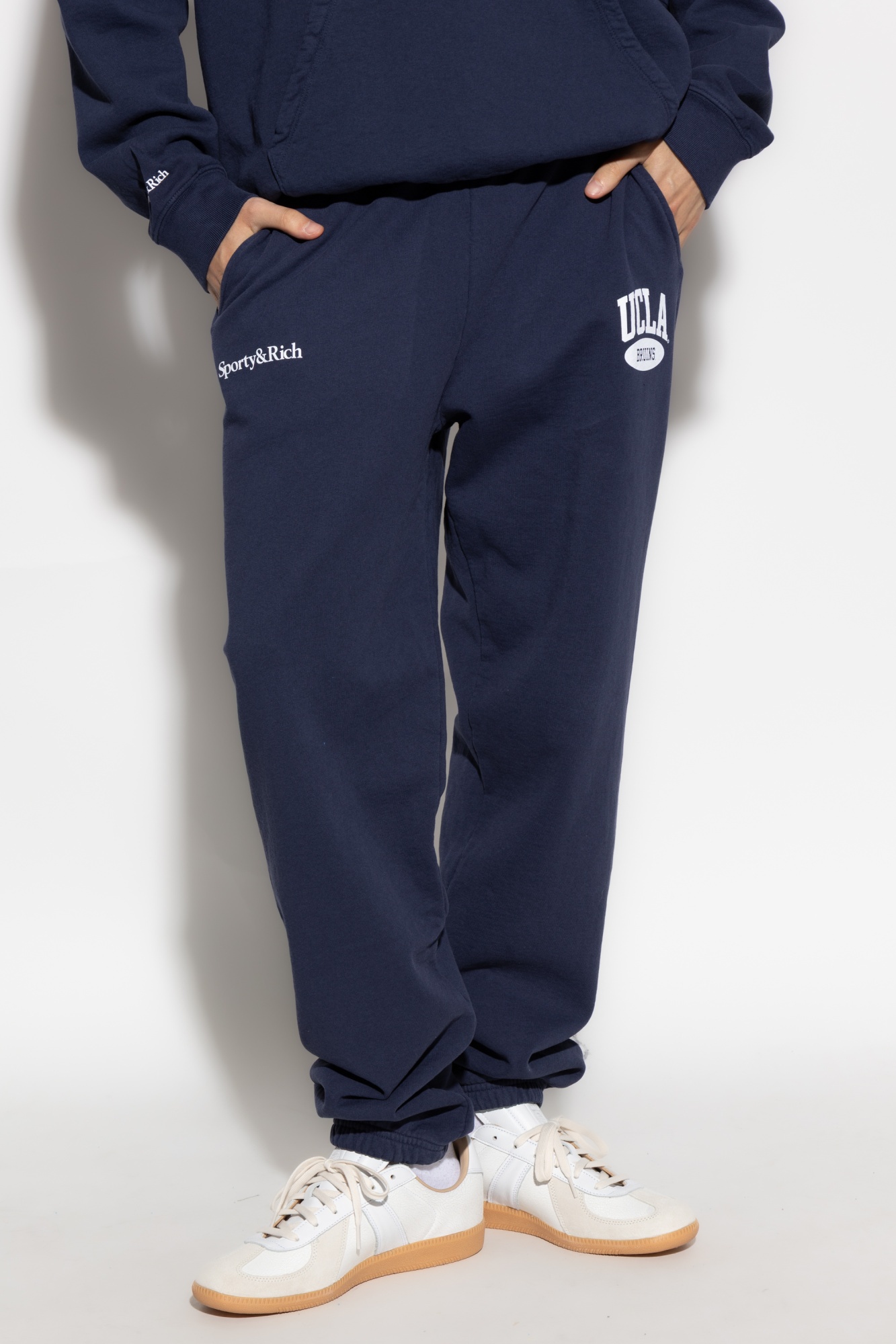 Sporty And Rich Logo Printed Tapered-leg Sweatpants