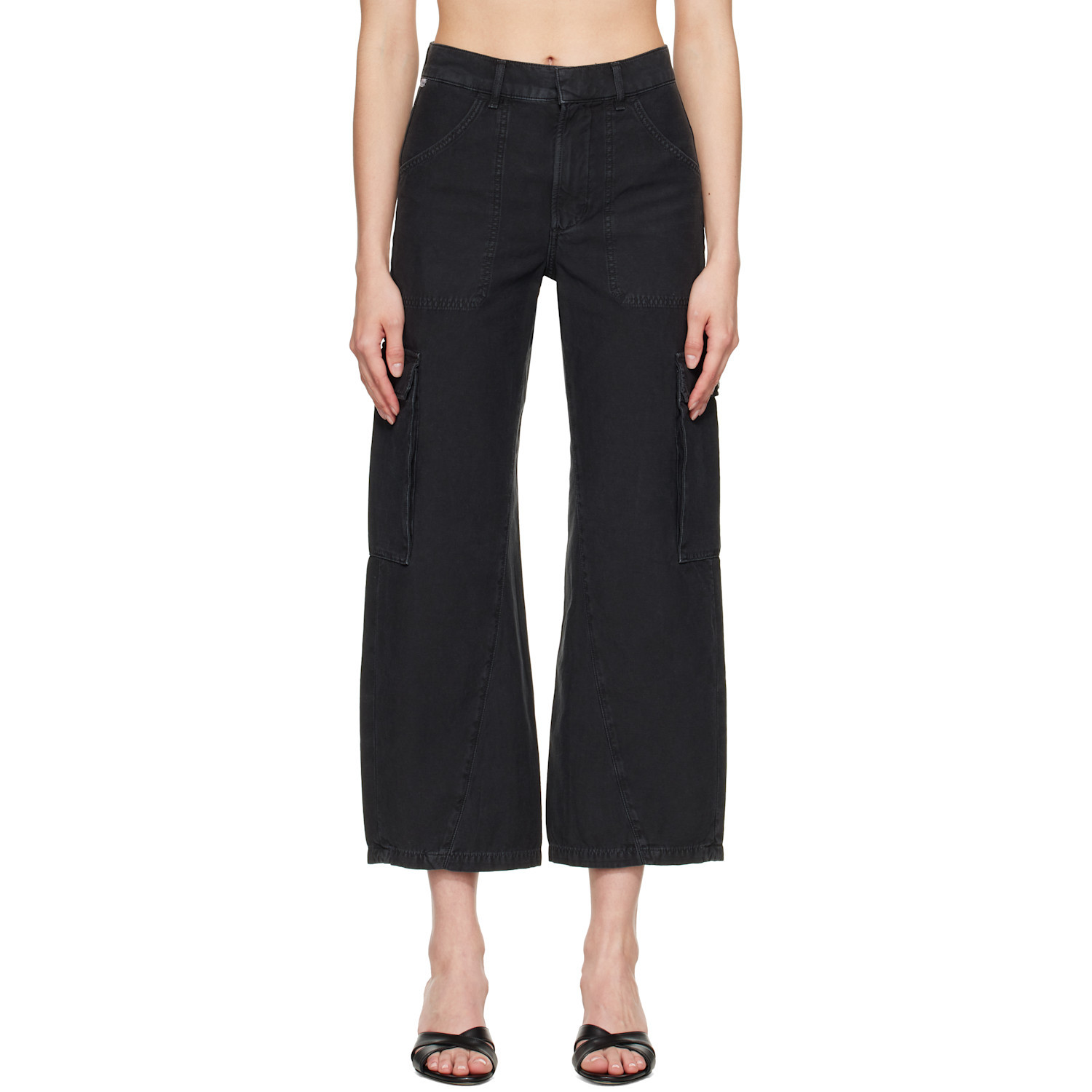 Citizen Of Humanity Thassos Cargo Pants In Black