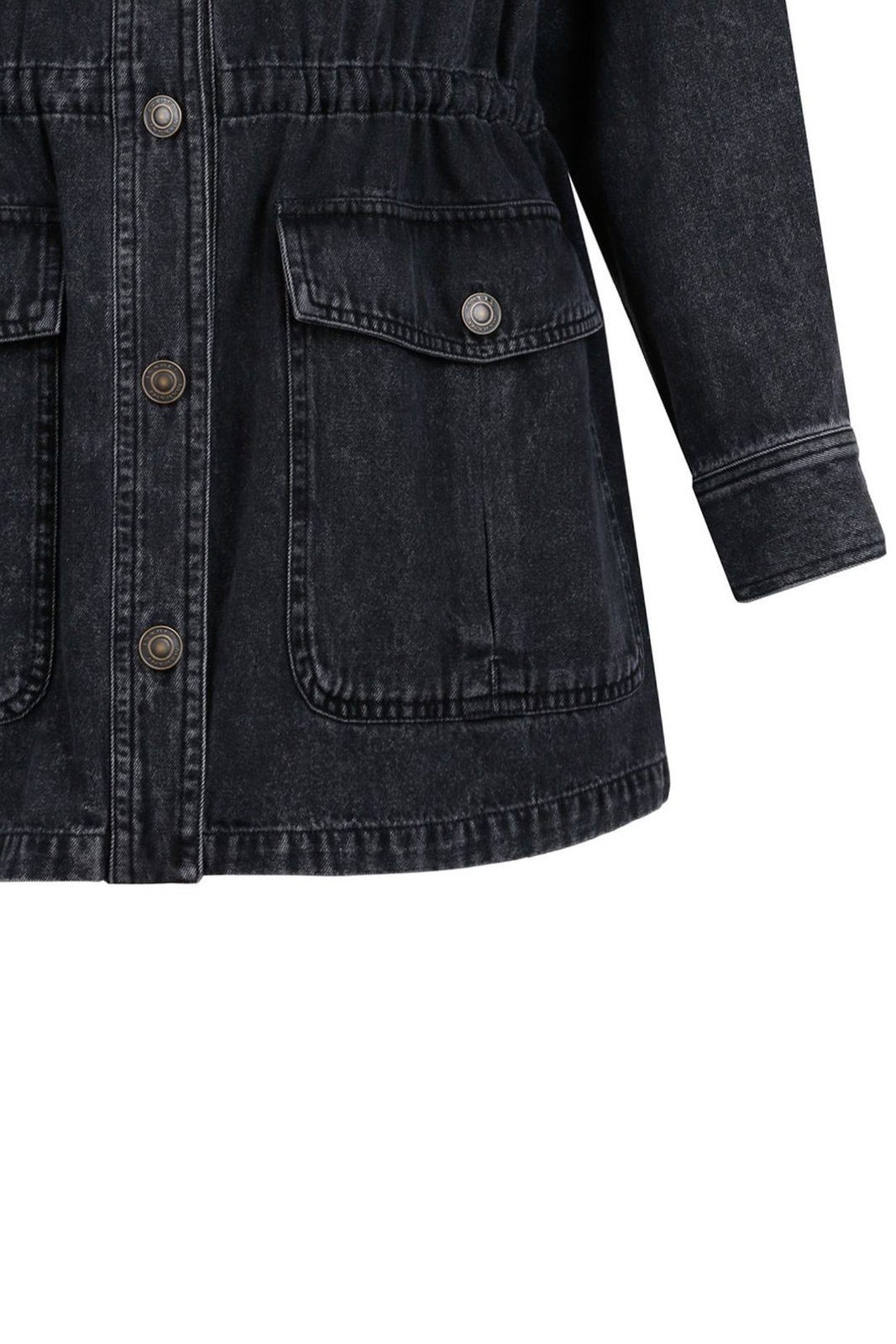 Isabel Marant Étoile Buttoned Denim Jacket In Blue