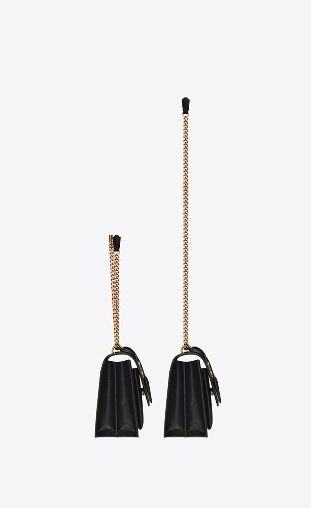 Saint Laurent Medium Sunset Shoulder Bag In Black