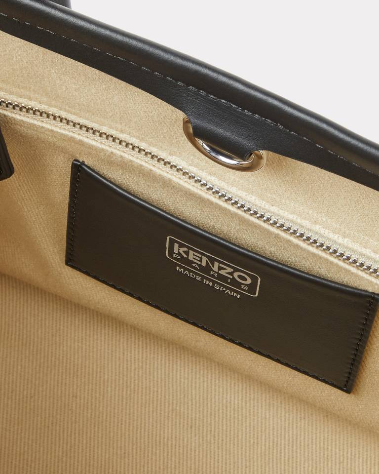 Kenzo Large 18 Canvas Tote Bag In Nude