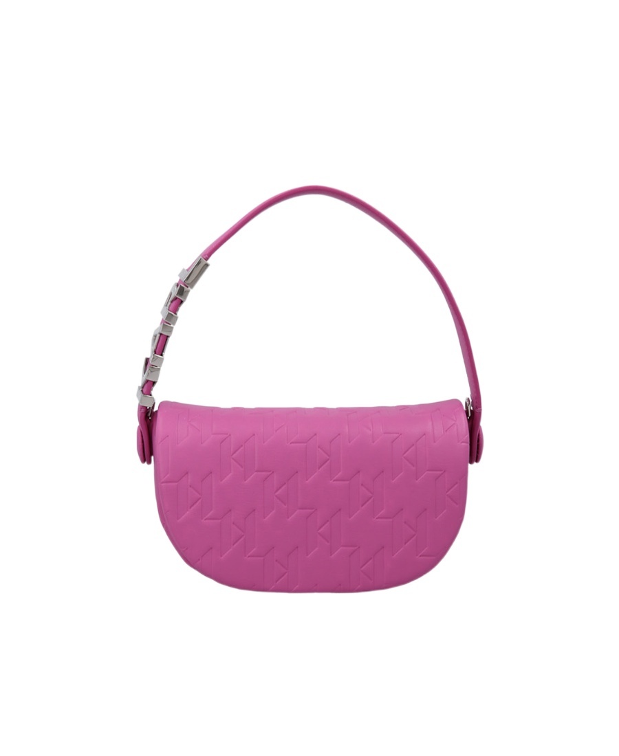 Karl Lagerfeld K/swing Baguette Shoulder Bag In Pink