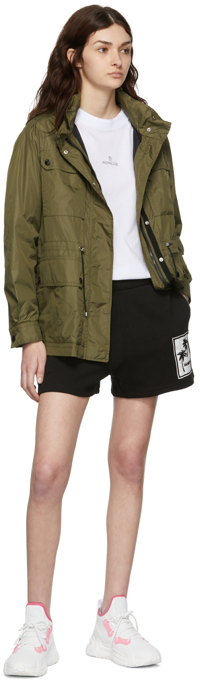 Moncler Logo-print Track Shorts In Black