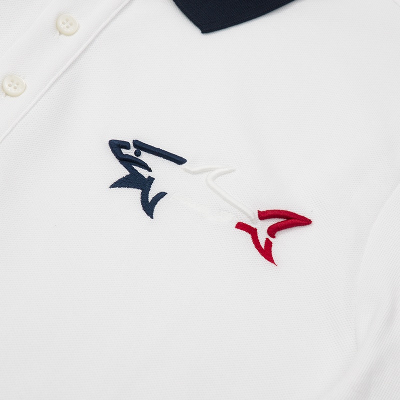 Shop Paul & Shark Logo Details Polo Shirt In White