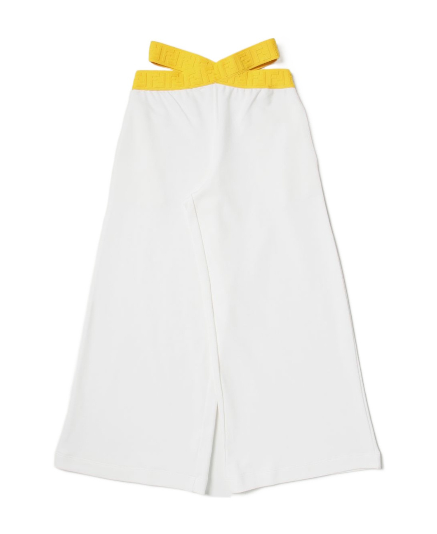 FENDI FENDI KIDS WIDE LEG TERRY PANTS
