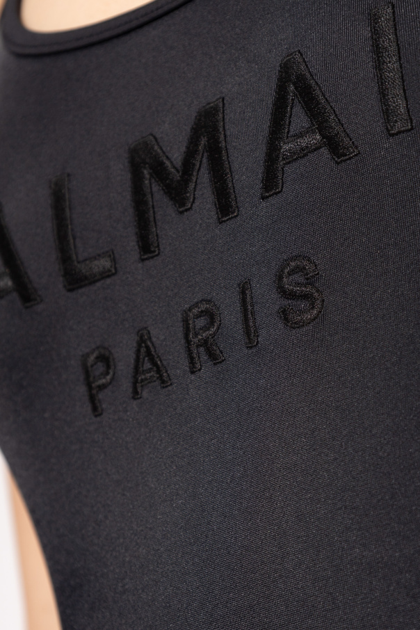 Balmain Swimsuit In Black