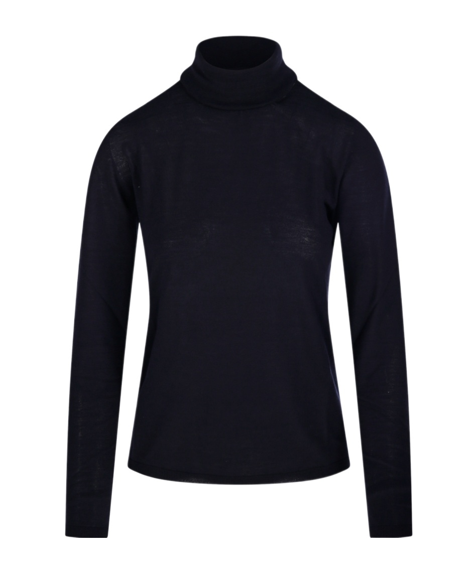 Max Mara Long-sleeved Sweater In Blue