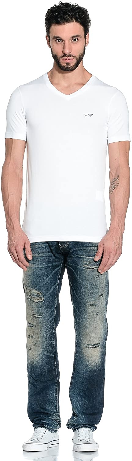ARMANI JEANS LOGO DETAILS T-SHIRT