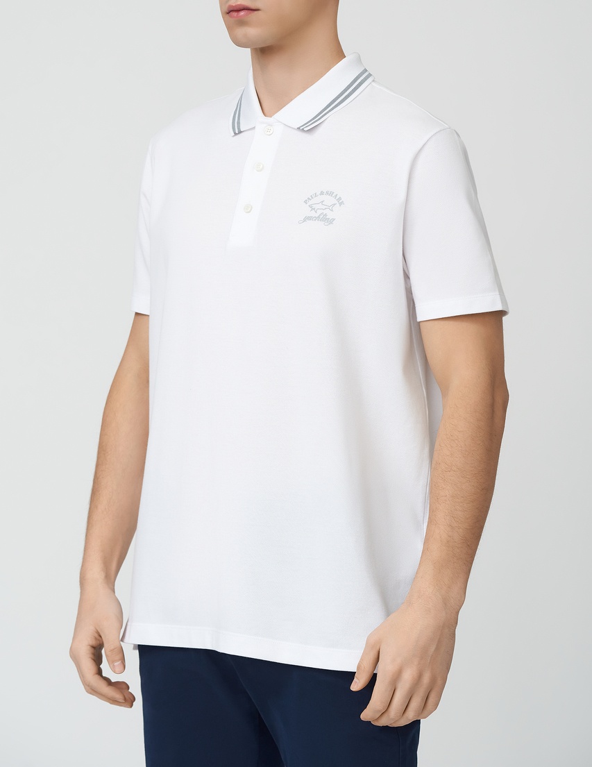 PAUL & SHARK LOGO SHORT-SLEEVED POLO SHIRT