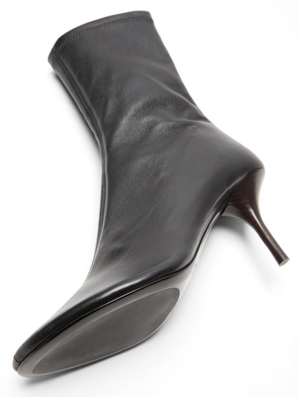 Acne Studios Leather Boots In Black