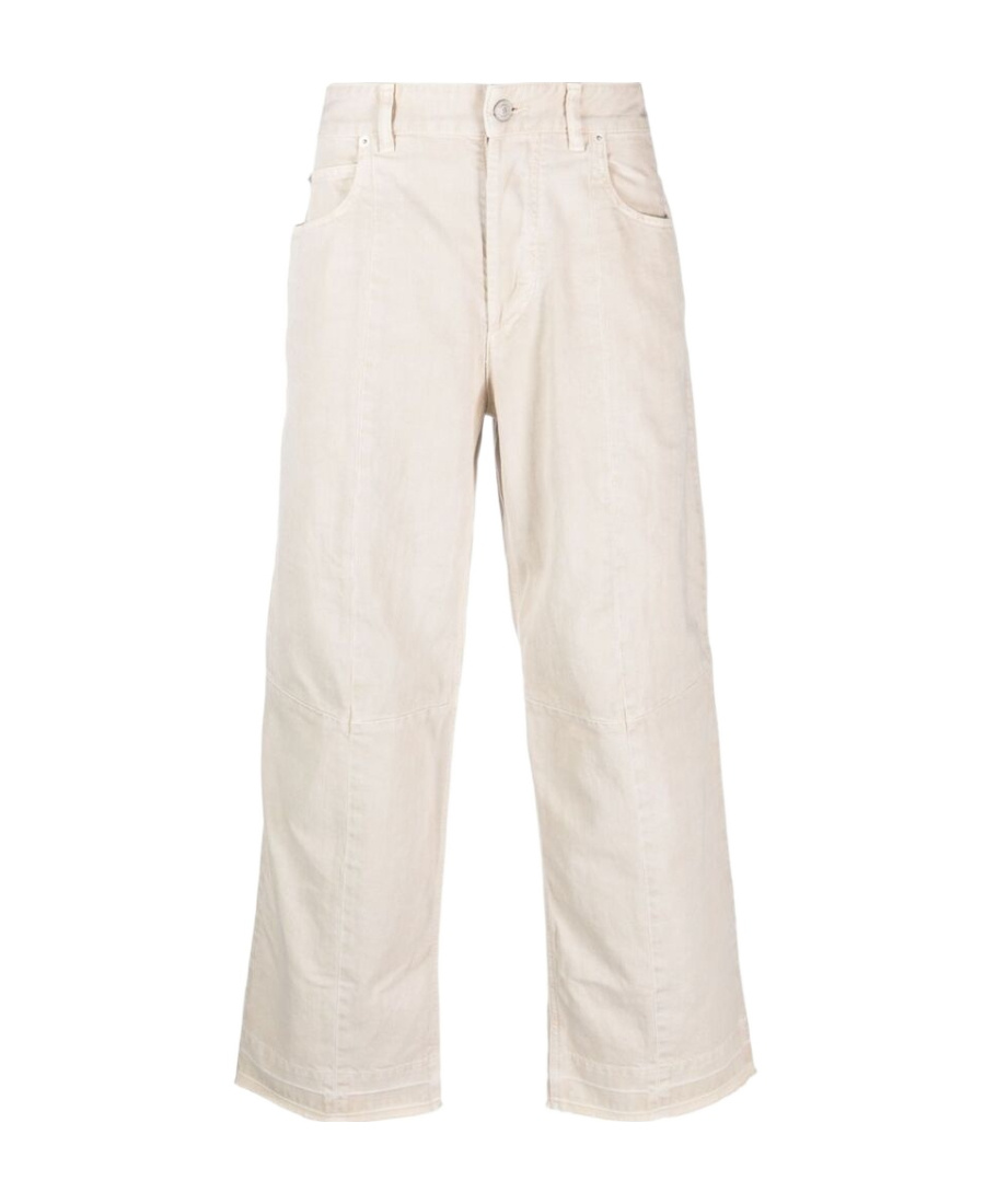 Isabel Marant Javi Cotton Trousers In White
