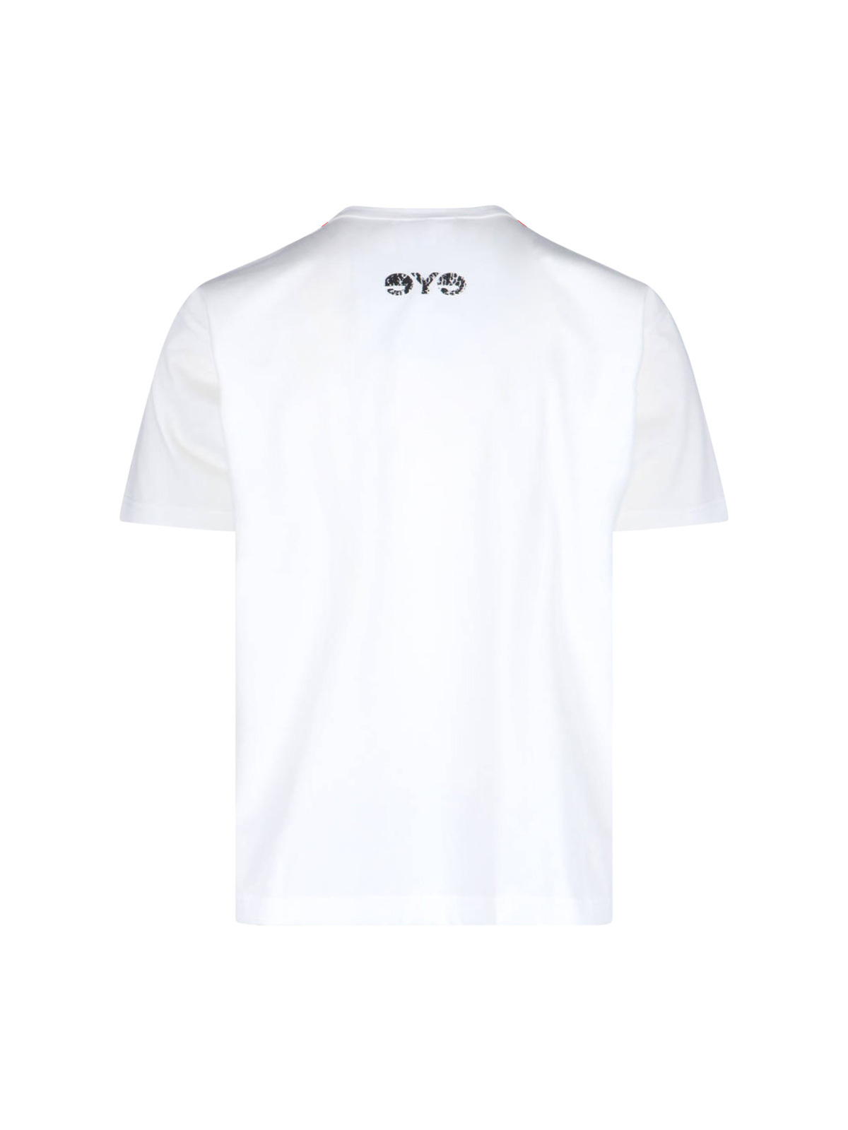 Junya Watanabe Short Sleeves Graphic Print Round Neck