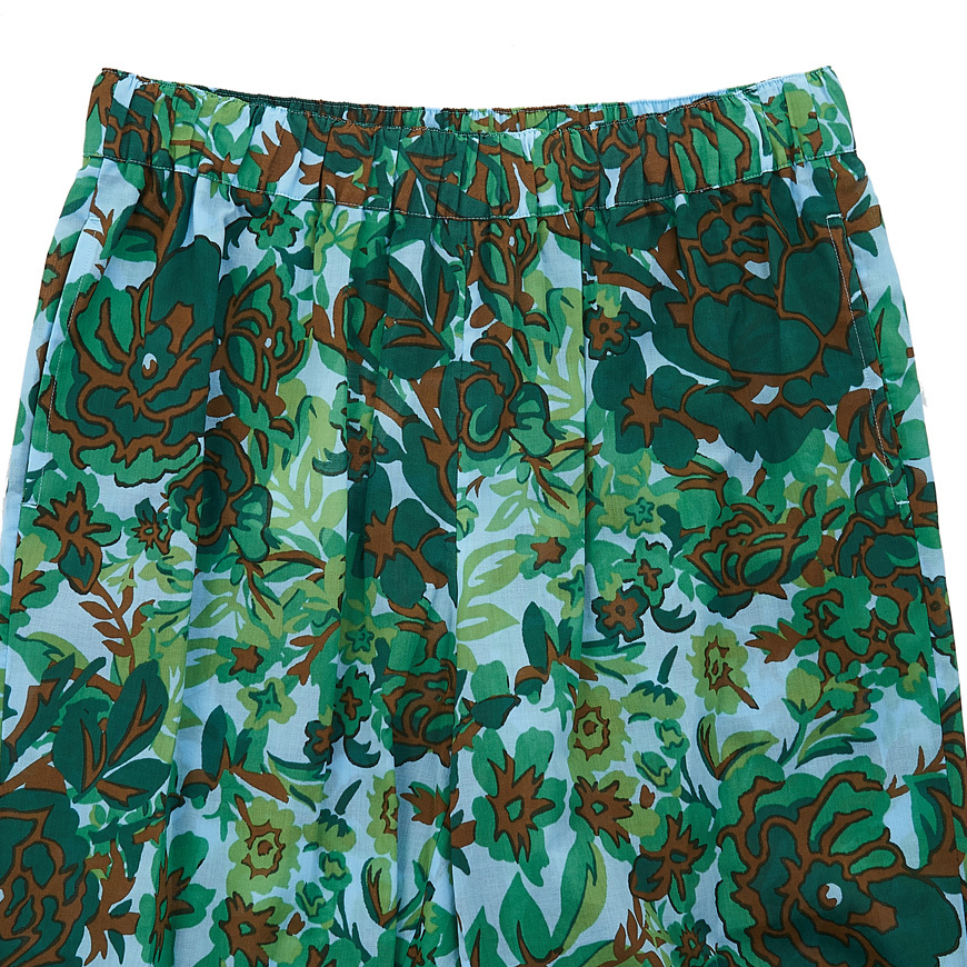 Tory Burch Elastic Waist Casual Pants In Green