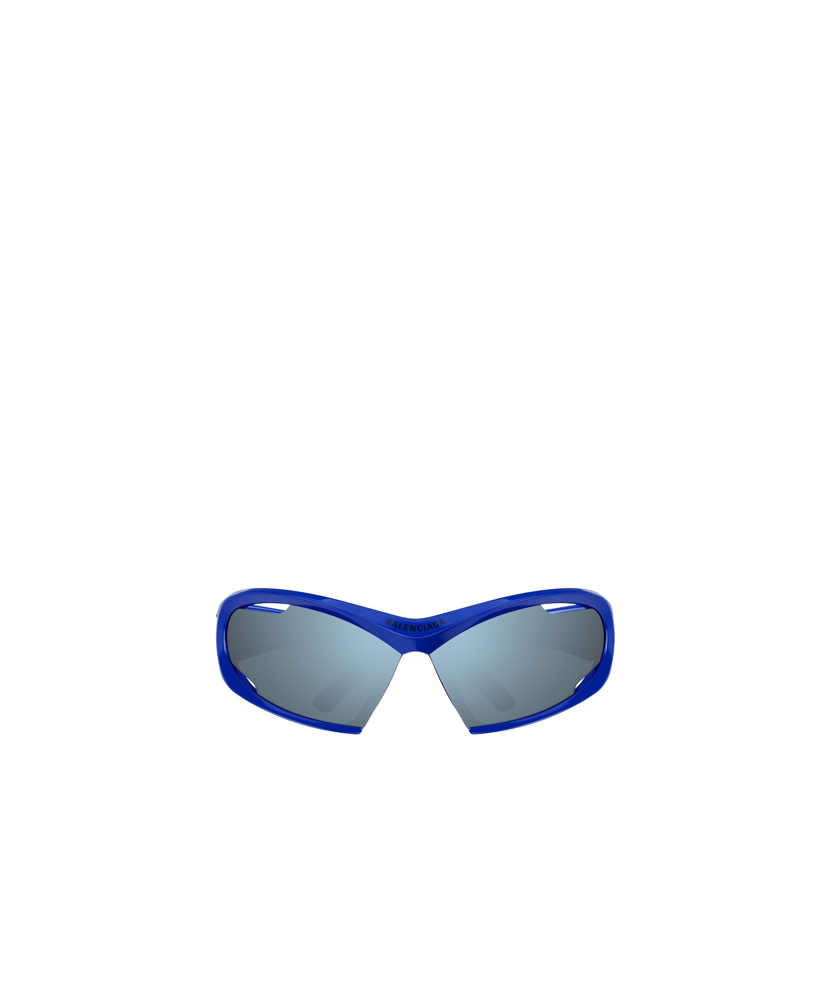 Balenciaga Dynamo Oversize-frame Sunglasses In Blue