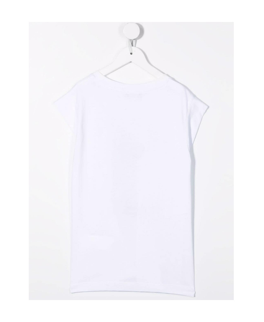 Monnalisa Mickey-print T-shirt In White