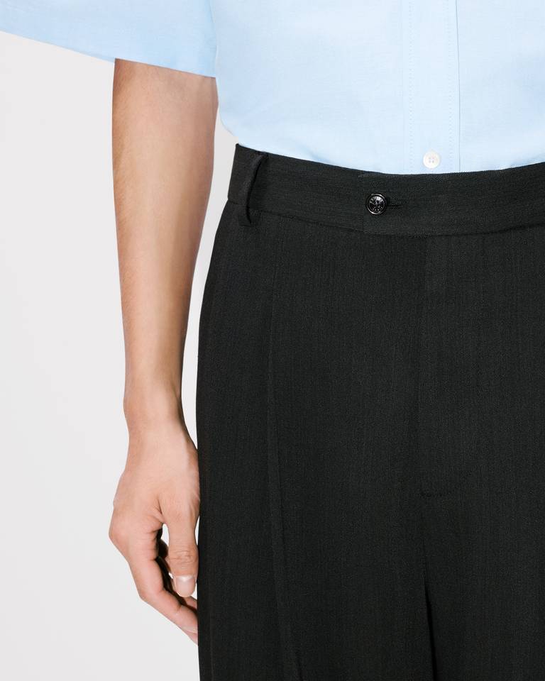 Kenzo Tailored Pants In Viscose And Virgin Wool