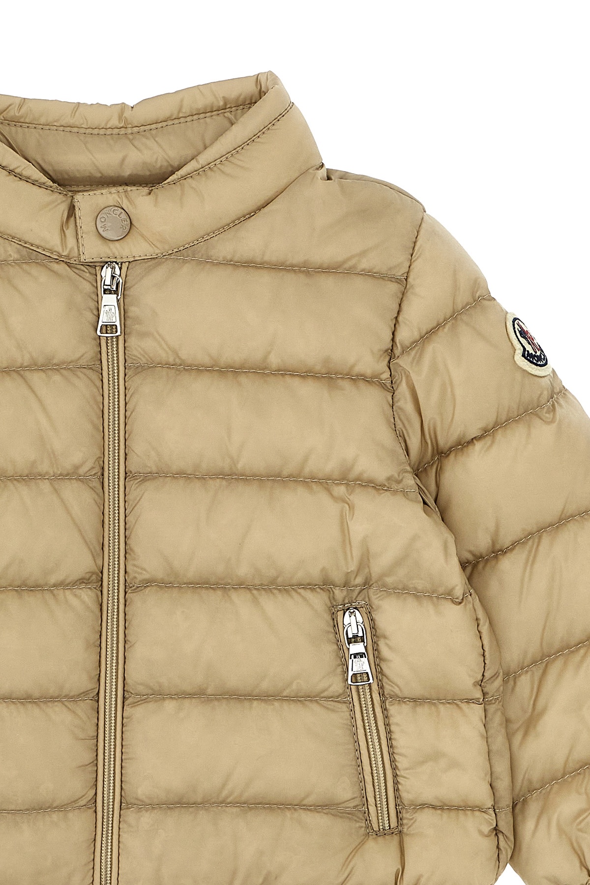 Moncler Enfant Acorus Padded Down Jacket In Nude