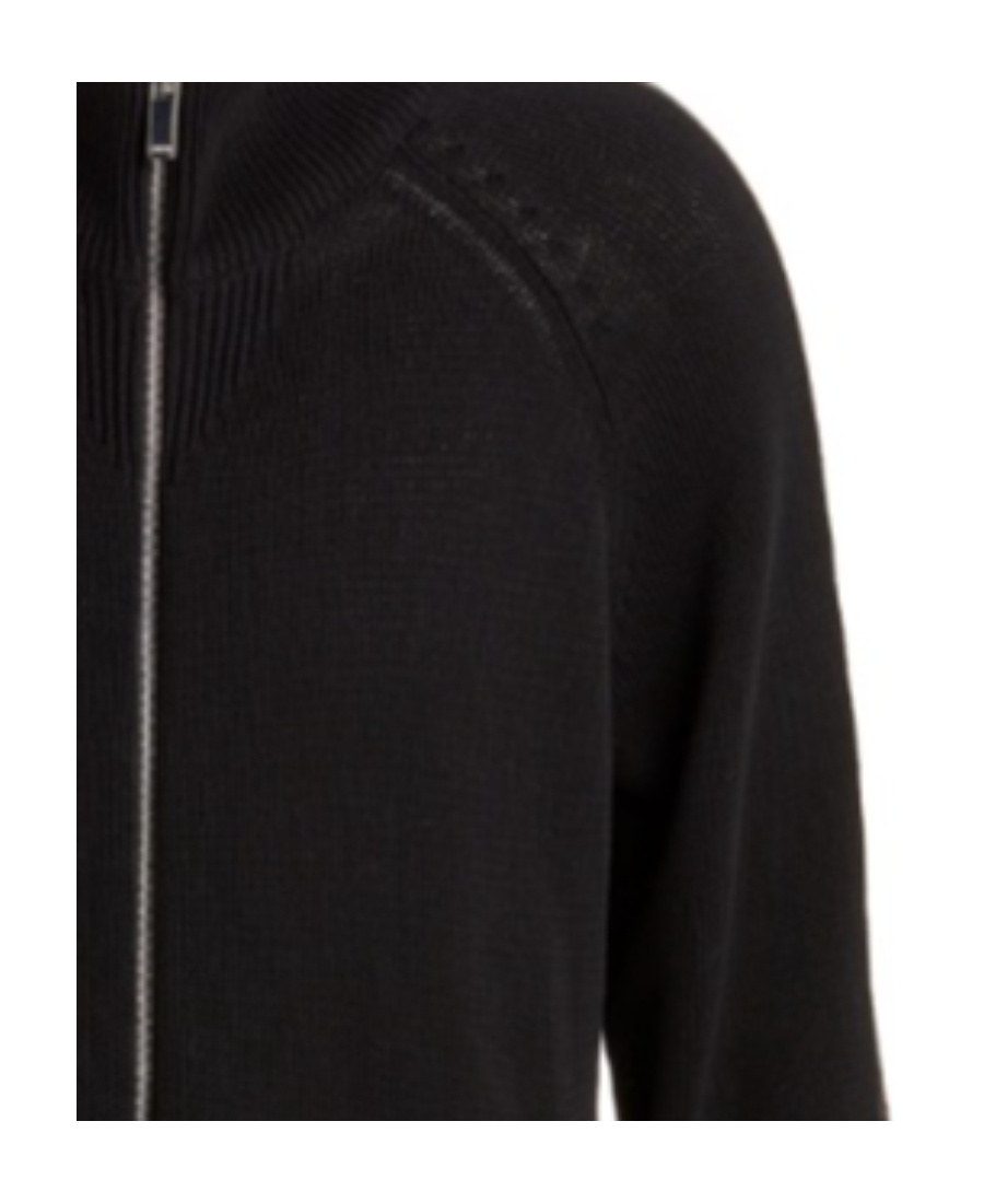 Dior Zippered Knitted Cardigan In Black