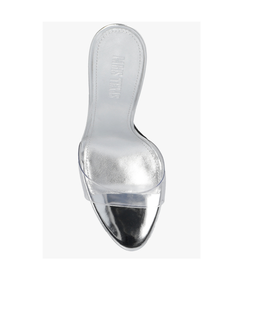 Shop Paris Texas Open-toe Stiletto-heel Mules In White