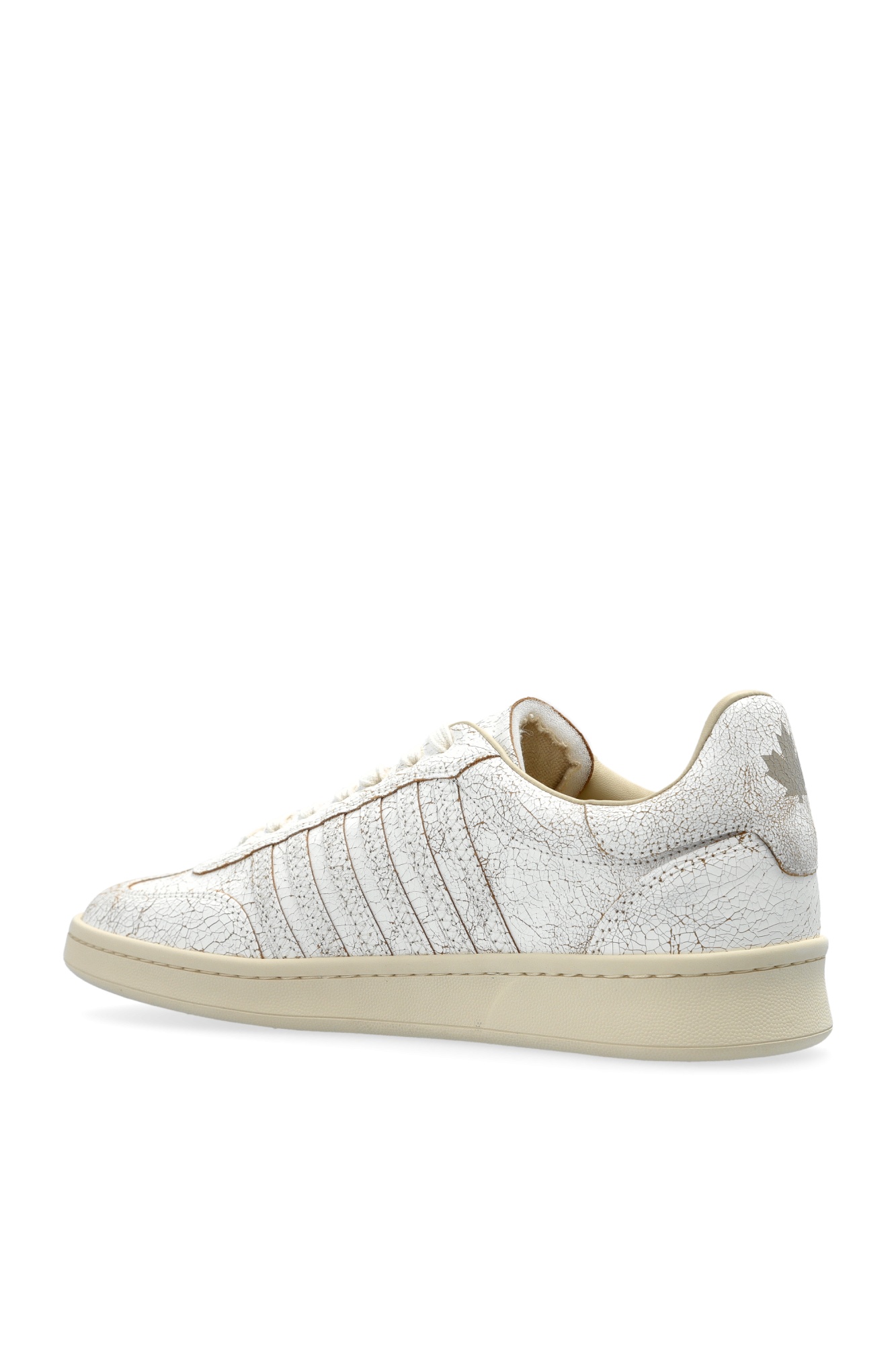 Dsquared2 Dsquared White Leather Boxer Sneakers In White