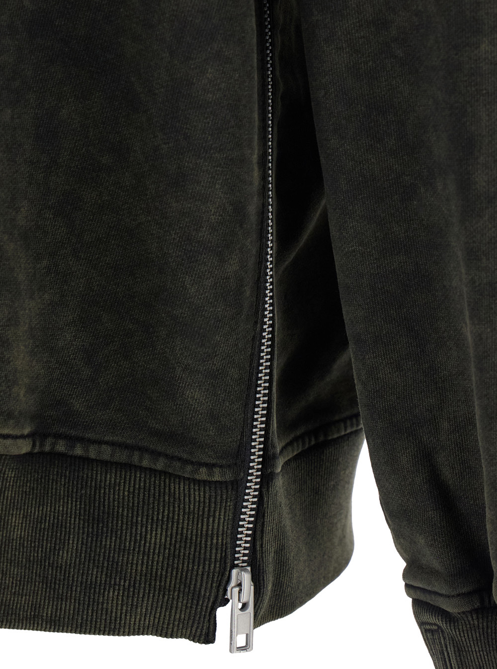 JUUNJ JUUN J CREWNECK SWEATER WITH SLEEVE ZIP POCKET