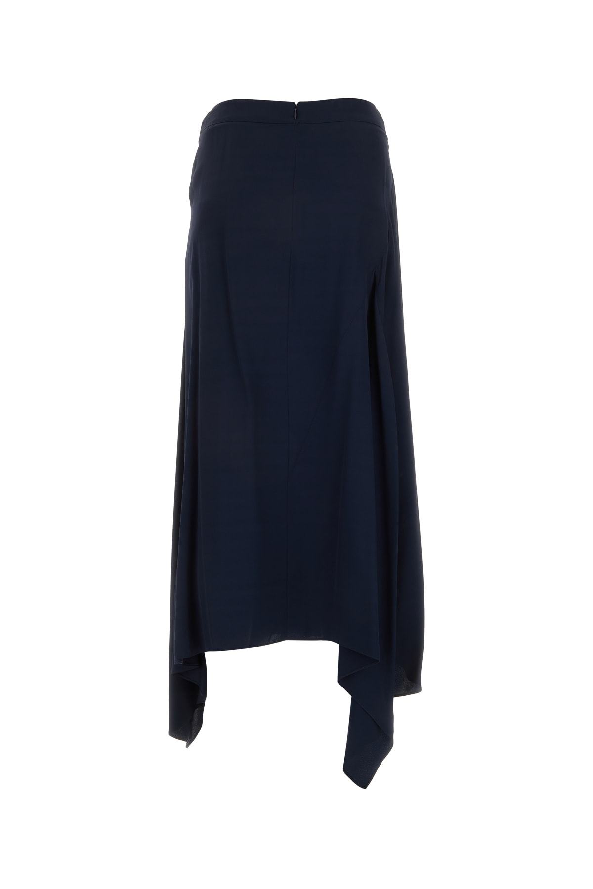Stella Mccartney Button-detailed Asymmetric Skirt In Black