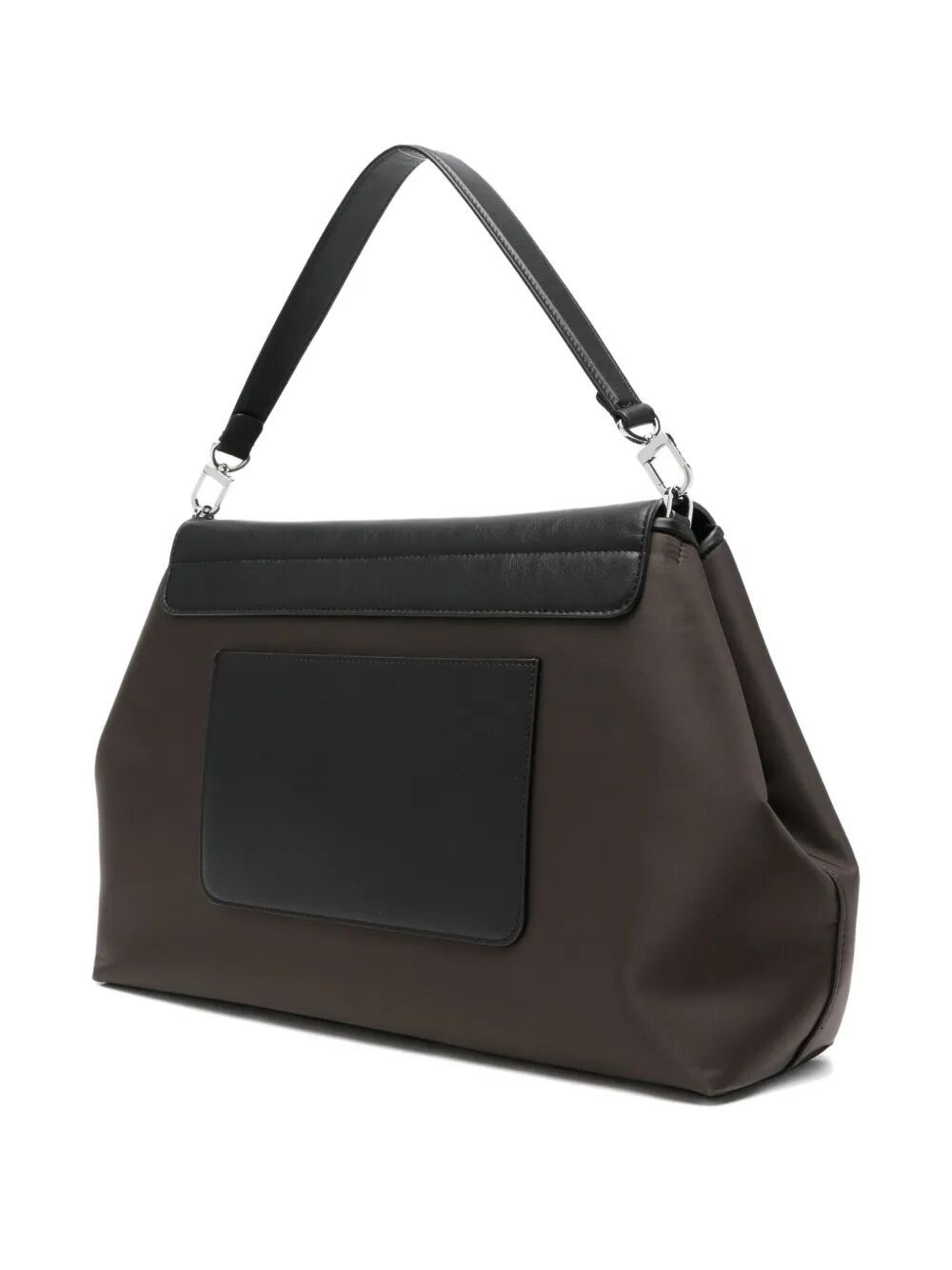Totême T-lock Nylon Satchel Adjustable Strap Design In Black