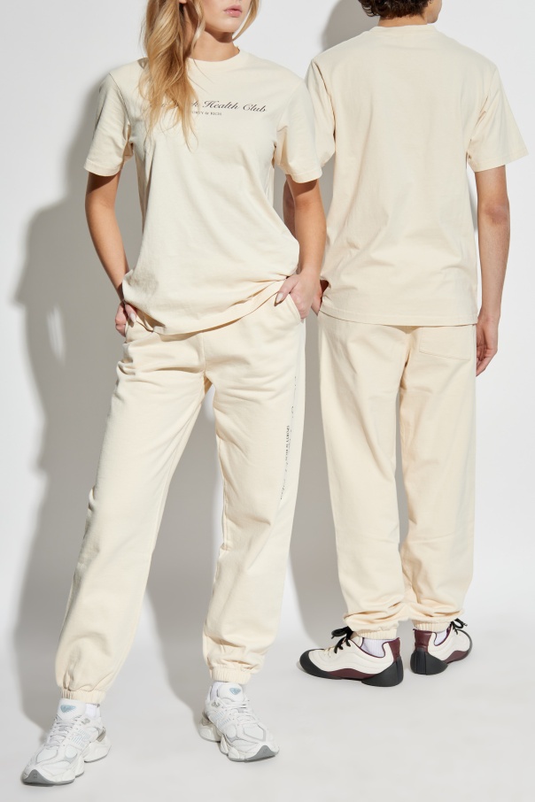 Sporty And Rich Logo Pattern Sweatpants