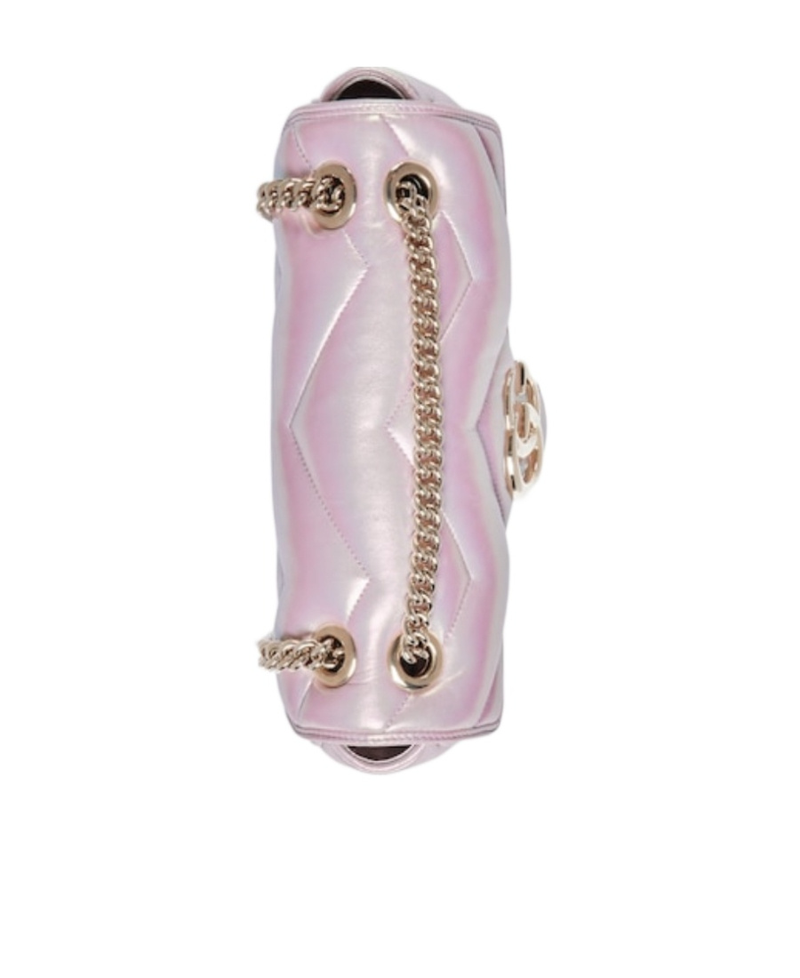Gucci Gg Marmont Flip Small Shoulder Bag In Pink