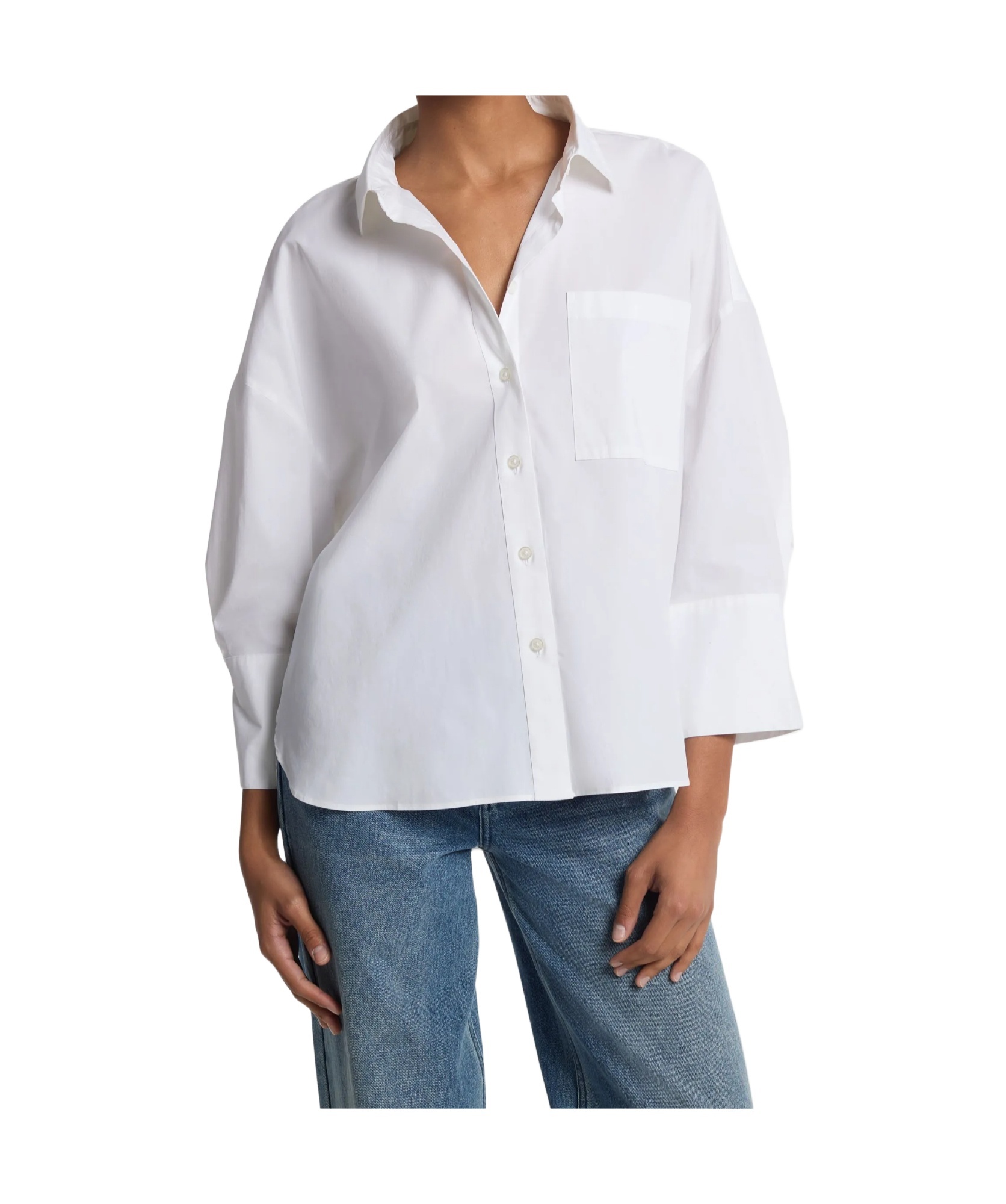 Michael Michael Kors Long-sleeved Shirt In White
