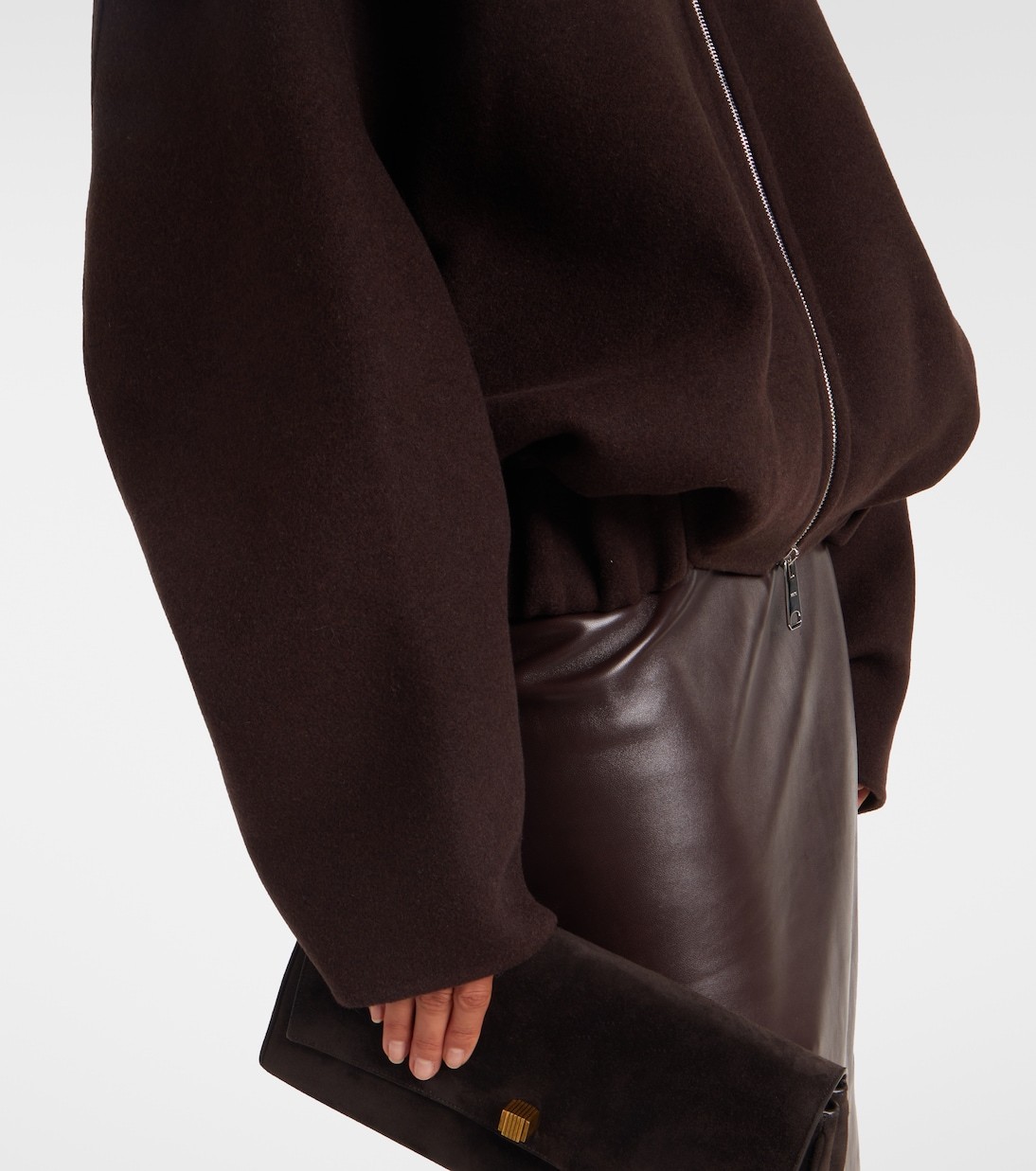 Khaite Odin Wool Jacket In Brown