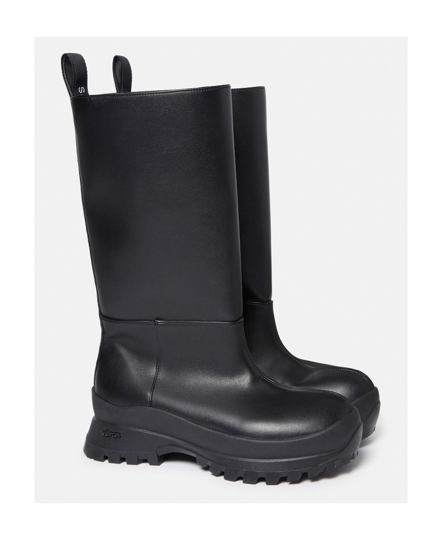 Stella Mccartney 50mm Trace Alter Faux Leather Boots In Black
