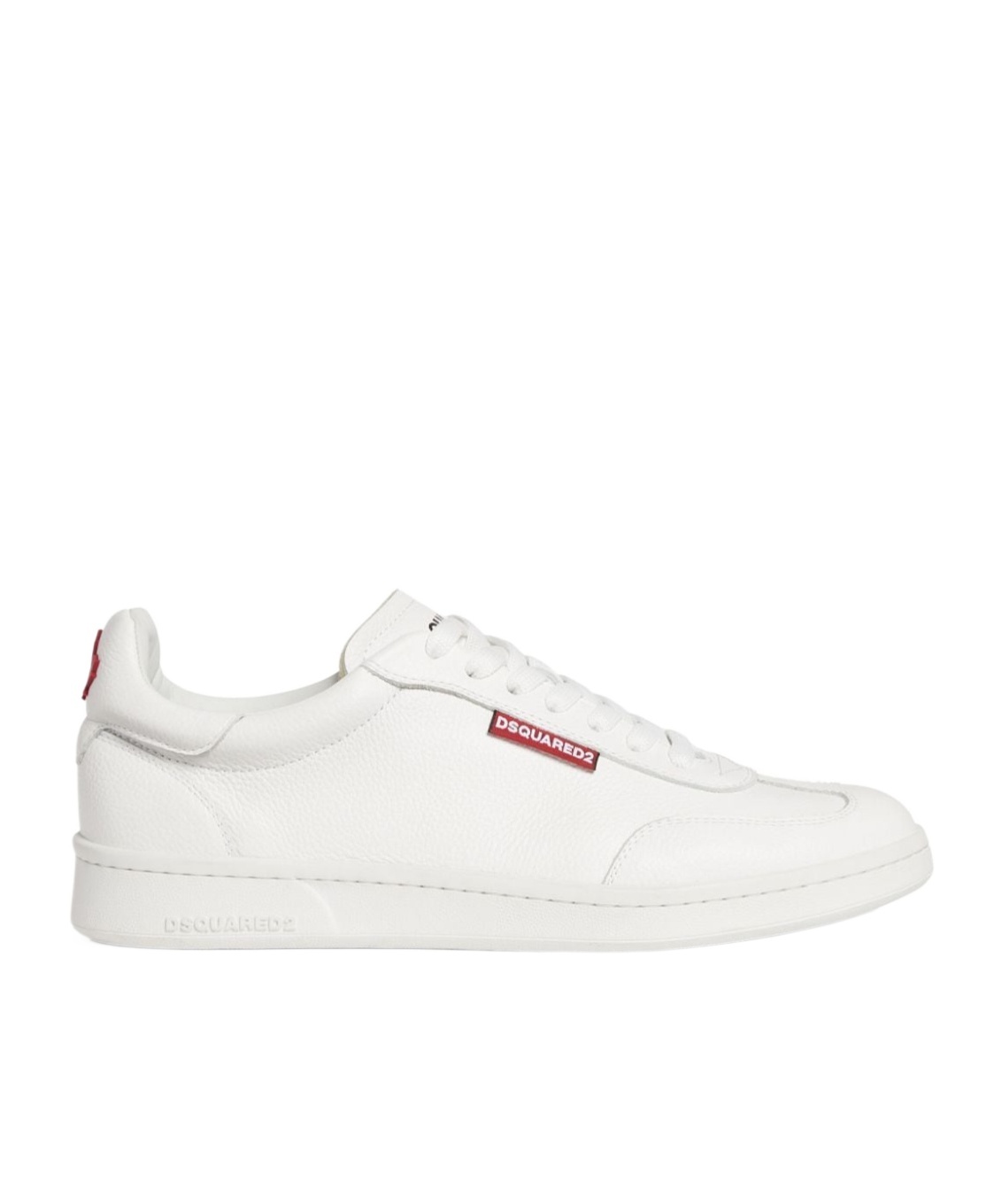 Dsquared2 Leather Low-top Platform Sneakers In White