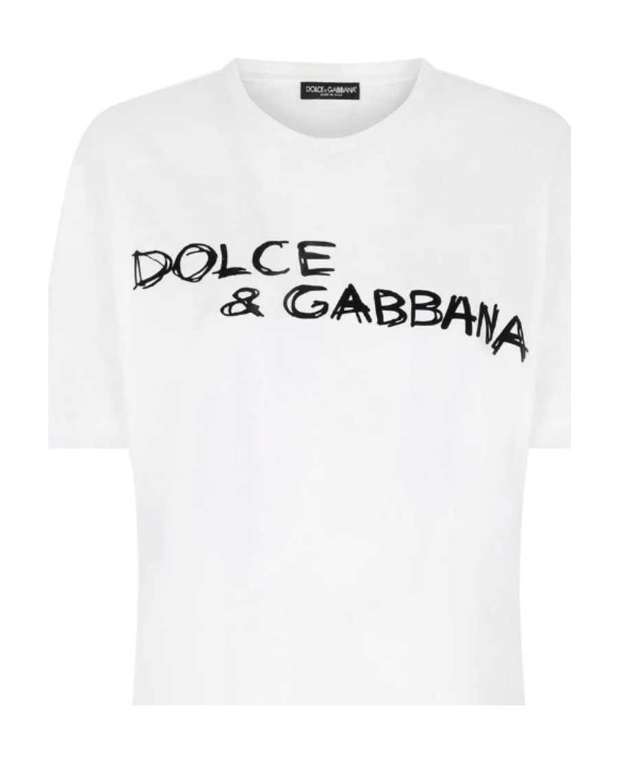Dolce & Gabbana Logo-print T-shirt In White