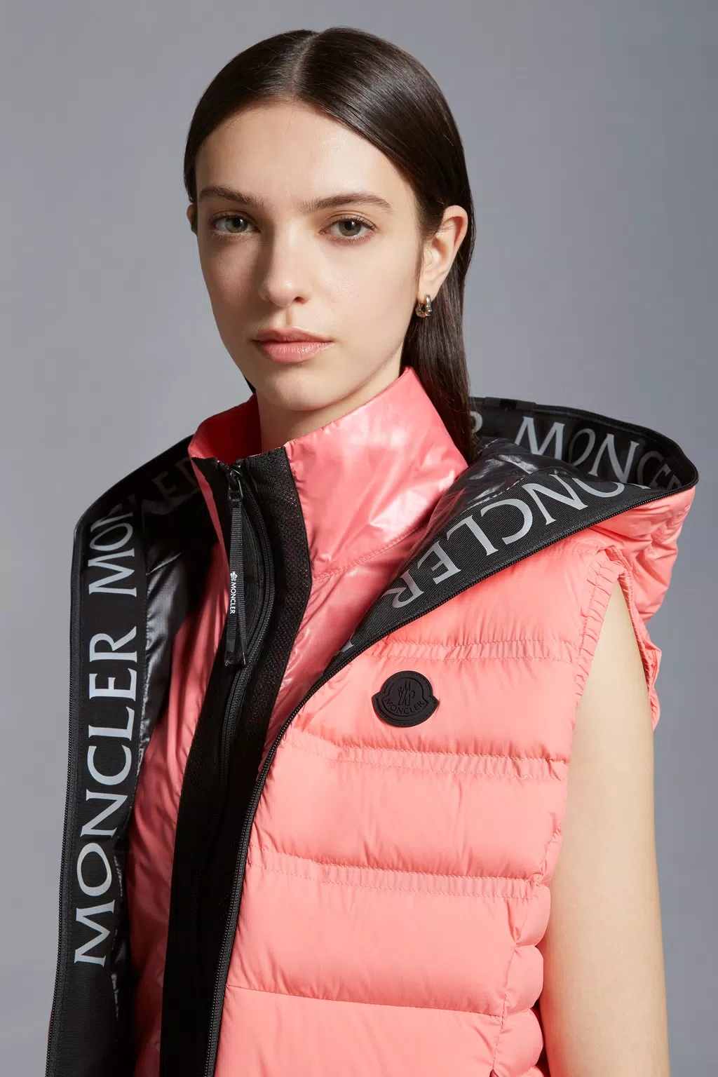 Moncler Aliterse Quilted Shell Down Vest In Pink | ModeSens