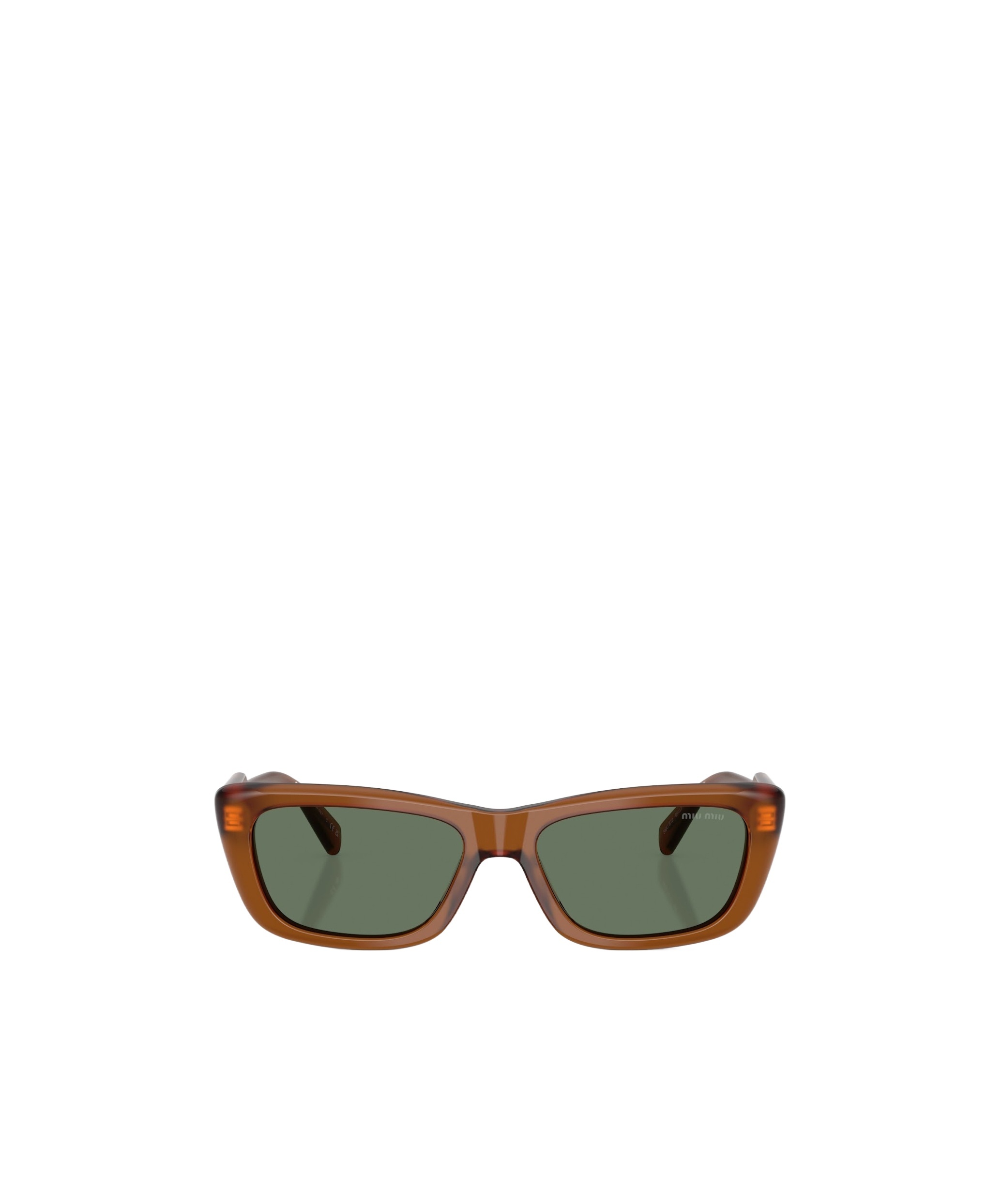 Miu Miu Full Frame Sunglasses In Brown